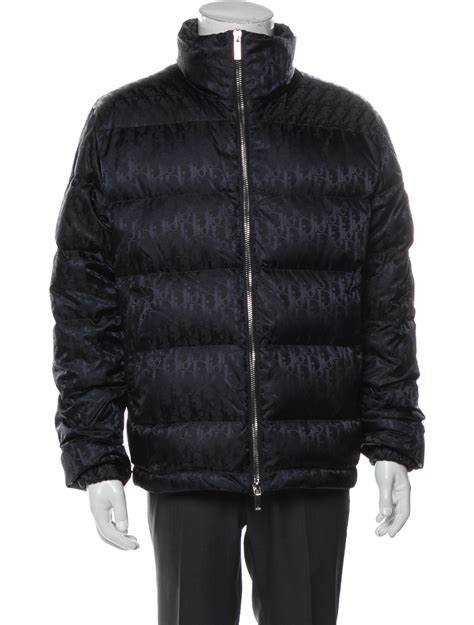 dior puffer jacket mens|dior oblique puffer.